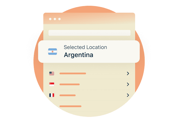Non perdere la tua vita digitale Alcuni siti web potrebbero bloccare gli indirizzi IP non argentini, ma grazie a ExpressVPN potrai continuare ad ac...